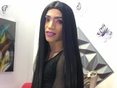 AvrilExotica69 - shemale with black hair webcam at ImLive