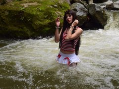 CatalinaCastro - shemale with brown hair and  small tits webcam at xLoveCam
