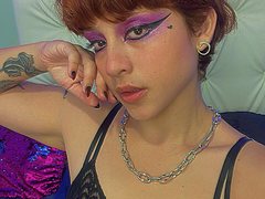 CherryxAlekza - female with red hair and  small tits webcam at ImLive