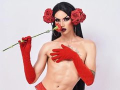 ChristinaVisage - shemale with black hair webcam at LiveJasmin