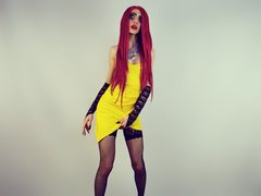 Eden_glam - shemale with red hair and  small tits webcam at ImLive