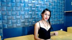 ESTRELLAHARRYSON1 - shemale with black hair and  small tits webcam at ImLive