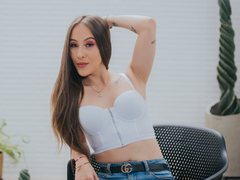 Kaia_Gerber - female with brown hair and  small tits webcam at ImLive