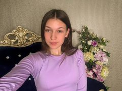 KatrineUska - female with brown hair and  small tits webcam at LiveJasmin