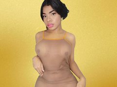 Kimhornybicth - shemale with black hair webcam at ImLive
