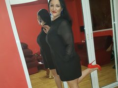 LADYBUSTY - female with black hair and  small tits webcam at ImLive