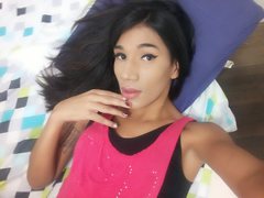 Littlebrunette - shemale with black hair and  small tits webcam at ImLive