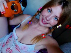 MagicSmilee - blond female with  small tits webcam at ImLive