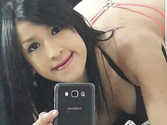 nicolehotshemale23 - shemale with black hair webcam at ImLive