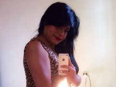 sensualvrazka21 - shemale with black hair webcam at ImLive