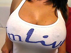 AlluringElla - female with brown hair and  big tits webcam at ImLive