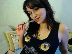 xAniax - female with brown hair and  small tits webcam at ImLive