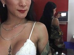 HugeCockTSforyou - shemale with brown hair and  small tits webcam at xLoveCam
