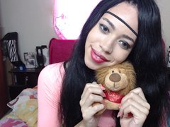 xxshemalehornyx - shemale with brown hair and  small tits webcam at ImLive
