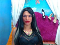 YARUSKA_10INCHES - shemale with black hair webcam at ImLive