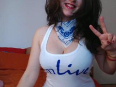 YourSweetLittleLady - female with brown hair and  big tits webcam at ImLive