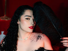 AdalineCuervo - female with black hair webcam at LiveJasmin