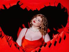 AdeleDelvey - female with red hair and  big tits webcam at LiveJasmin