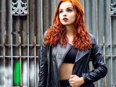 MalenaSerik - female with red hair and  big tits webcam at LiveJasmin