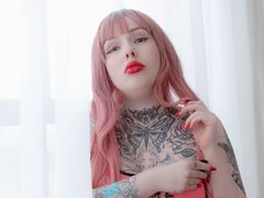 Miluska - blond female with  big tits webcam at ImLive