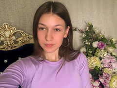 KatrineUska - female with brown hair and  small tits webcam at LiveJasmin