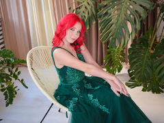 KristinaAmila - female with red hair and  small tits webcam at LiveJasmin