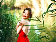 LoreneMoore - female with red hair and  small tits webcam at LiveJasmin