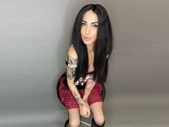 MailaAddam - shemale with brown hair and  small tits webcam at LiveJasmin