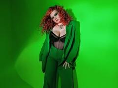 AdeleDelvey - female with red hair and  big tits webcam at LiveJasmin