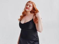 AdeleDelvey - female with red hair and  big tits webcam at LiveJasmin