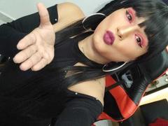 AlinaFoxyTs - shemale with black hair and  small tits webcam at xLoveCam