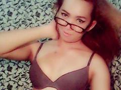 AnalLoverTs - shemale with brown hair and  small tits webcam at xLoveCam