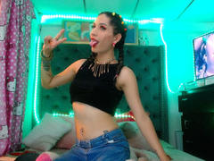 Angelnico69 - shemale with black hair and  small tits webcam at xLoveCam