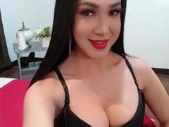 TsAsianHugeCock - shemale with brown hair and  small tits webcam at ImLive