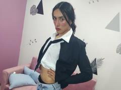 Atene69 - shemale with black hair and  small tits webcam at xLoveCam