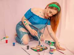 AvaLannes - female with red hair webcam at LiveJasmin