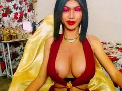 CindyCum - shemale with black hair and  small tits webcam at xLoveCam