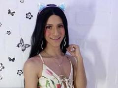 DanielaSexHott - shemale with black hair and  small tits webcam at xLoveCam