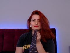 DemonyMason - female with red hair and  small tits webcam at xLoveCam