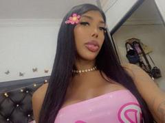 EbonyGoddesX - shemale with black hair and  small tits webcam at xLoveCam
