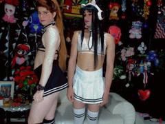HotSexiGirls69 - shemale with black hair and  small tits webcam at xLoveCam
