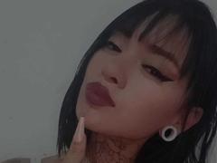 HannaMonth - female with black hair and  small tits webcam at xLoveCam