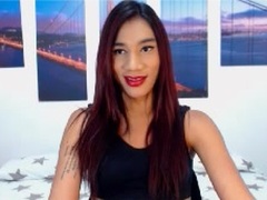 Littlebrunette - shemale with black hair and  small tits webcam at ImLive