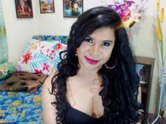 KhristineMiller - shemale with black hair and  small tits webcam at LiveJasmin