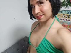 LuCockHot - shemale with brown hair and  small tits webcam at xLoveCam