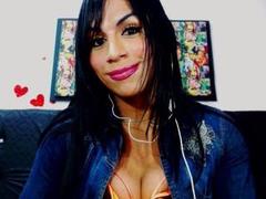 MikeyllaFoxxx - shemale with black hair and  small tits webcam at ImLive