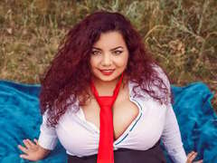 MiryamInes - female with red hair and  big tits webcam at LiveJasmin