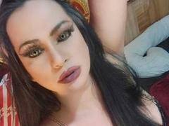 MistressKinykyJulia - shemale with black hair and  big tits webcam at xLoveCam
