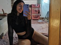 Mllevv - female with black hair and  small tits webcam at xLoveCam