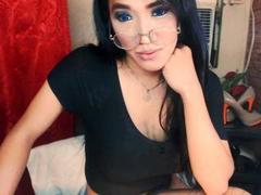 NicoleHotTS - shemale with black hair and  big tits webcam at xLoveCam